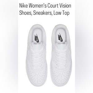 Nike women’s 6 white court vision